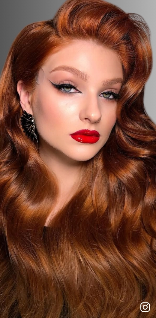 Girl posing front-facing with makeup and hair for a social event in Houston, available for home service
